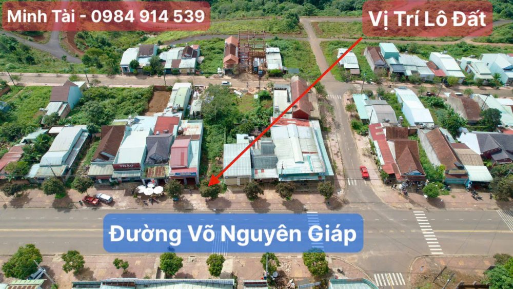 Cần Bán Lô Đất Mặt Tiền Đường Võ Nguyễn Giáp - Ngang 8m - Thị Trấn Măng Đen