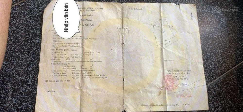Bán 1ha đất rẫy mặt tiền đường TL676B Măng Đen, Kon Plong, Kon Tum giá 1,6tỷ