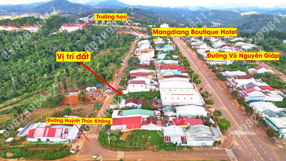 Bán lô đất VIP mặt tiền đường Huỳnh Thúc Kháng tại Măng Đen Bán lô đất VIP mặt tiền đường Huỳnh Thúc Kháng tại Măng Đen